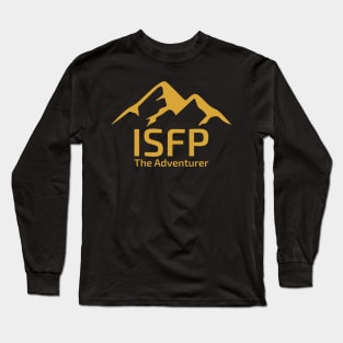 ISFP The Adventurer MBTI types 14E Myers Briggs personality gift with icon Long Sleeve T-Shirt